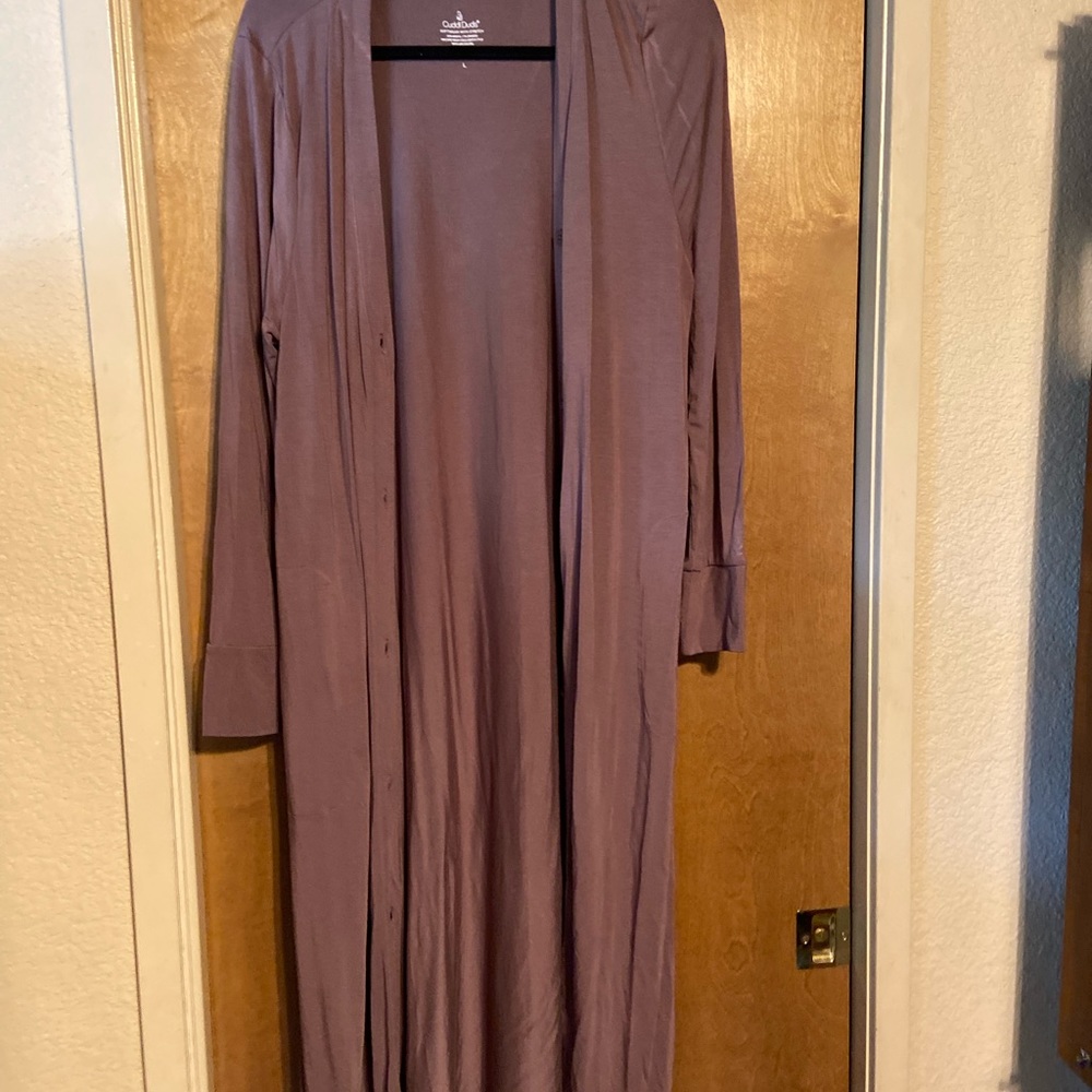 Cuddl Duds Long Tan Long Sweater